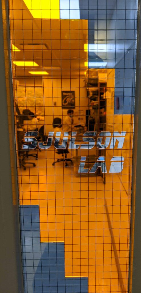 Door to Sjulson Lab